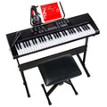 61-Key Beginners Electronic Keyboard Piano Set with 3 Modes Microphone with reliable function and style