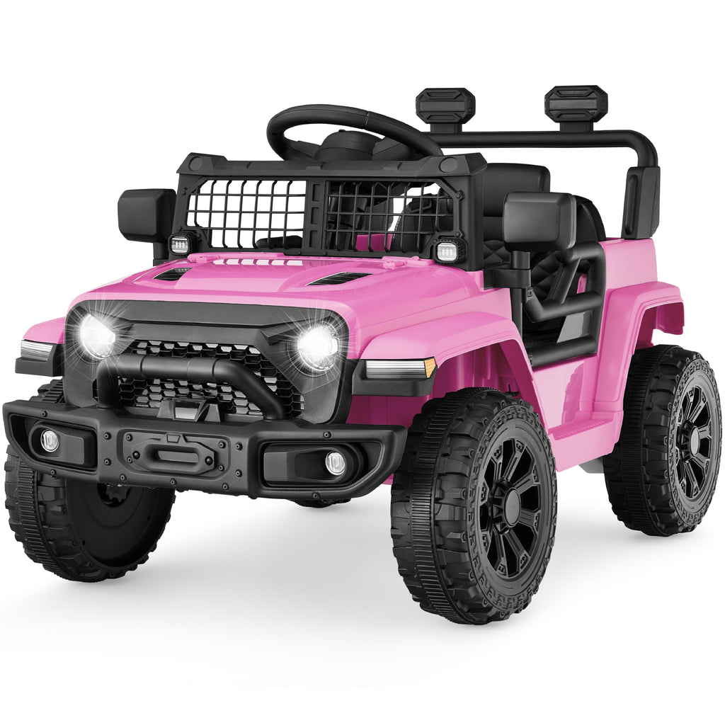 6V Kids Ride-On Truck Car with Parent Remote Control 4-Wheel Suspension designed for kids' playtime and gifts