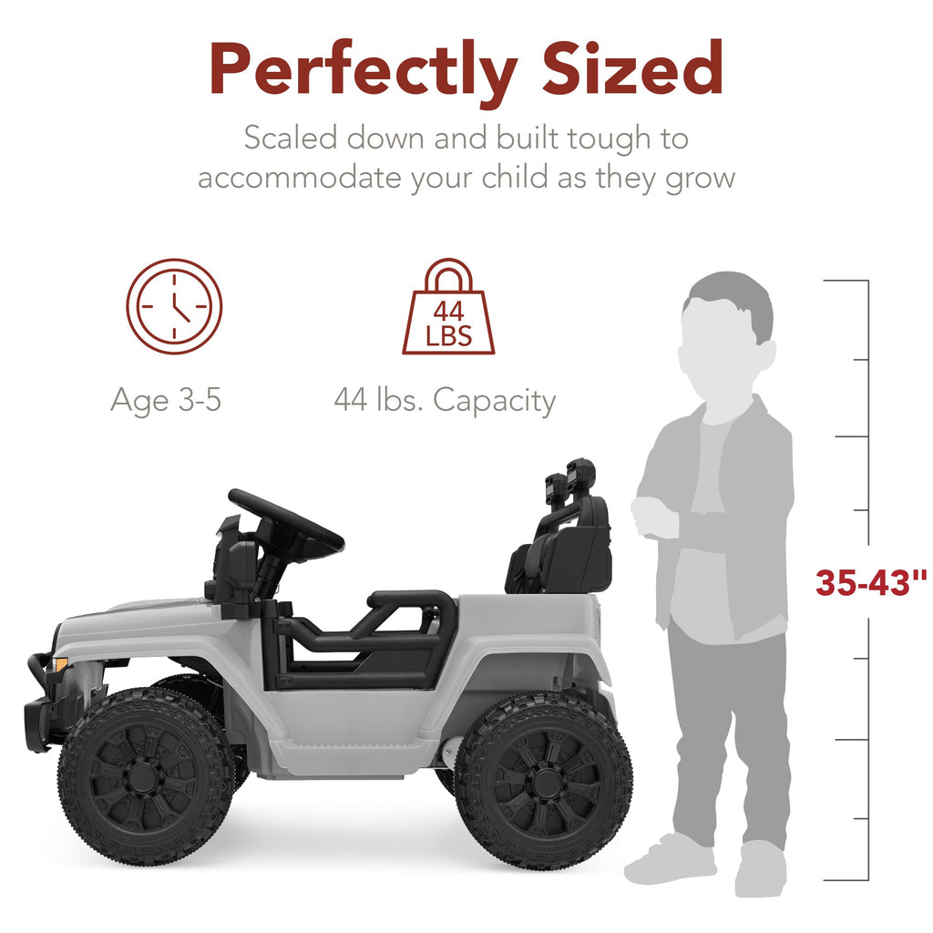 6V Kids Ride-On Truck Car with Parent Remote Control 4-Wheel Suspension designed for kids' playtime and gifts
