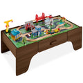 70-Piece Train Table Large Multipurpose Playset with Reversible Table Top designed for everyday comfort and storage